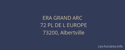 ERA GRAND ARC