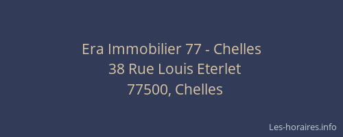 Era Immobilier 77 - Chelles