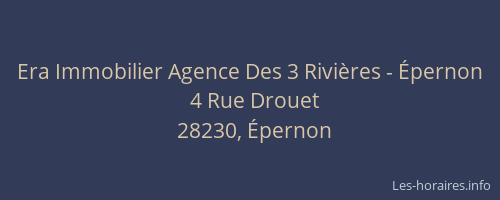 Era Immobilier Agence Des 3 Rivi&egrave;res - &Eacute;pernon