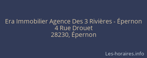 Era Immobilier Agence Des 3 Rivières - Épernon