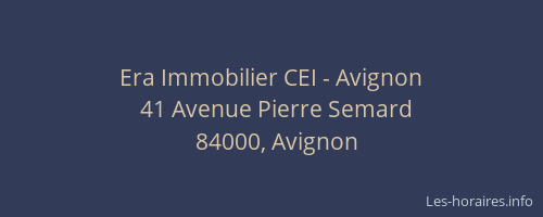 Era Immobilier CEI - Avignon