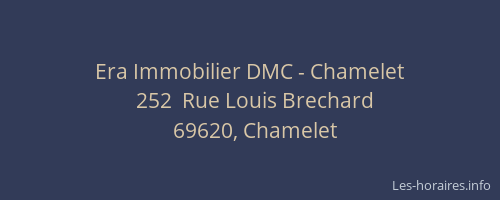 Era Immobilier DMC - Chamelet