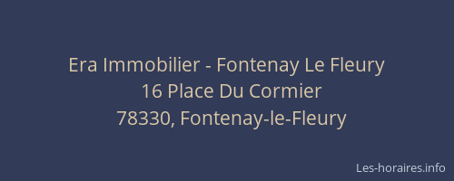 Era Immobilier - Fontenay Le Fleury