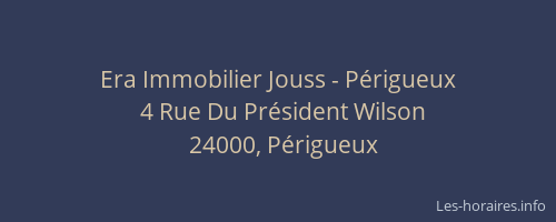 Era Immobilier Jouss - Périgueux