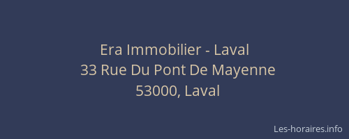 Era Immobilier - Laval