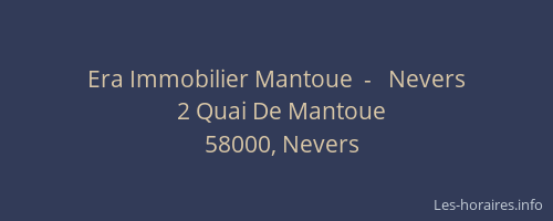 Era Immobilier Mantoue  -   Nevers