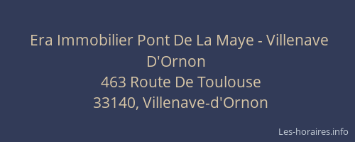 Era Immobilier Pont De La Maye - Villenave D'Ornon