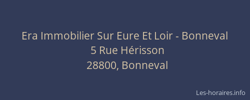 Era Immobilier Sur Eure Et Loir - Bonneval