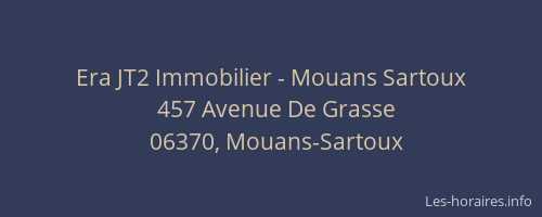 Era JT2 Immobilier - Mouans Sartoux