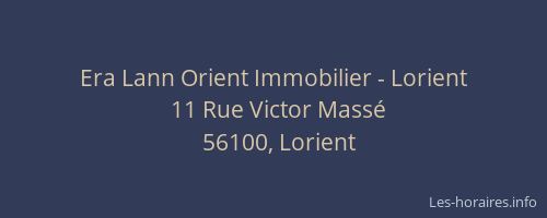 Era Lann Orient Immobilier - Lorient
