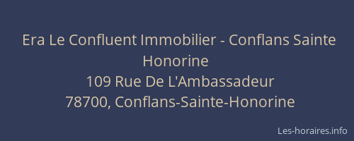 Era Le Confluent Immobilier - Conflans Sainte Honorine