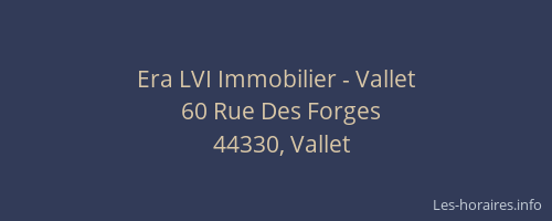 Era LVI Immobilier - Vallet