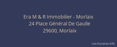 Era M & R Immobilier - Morlaix