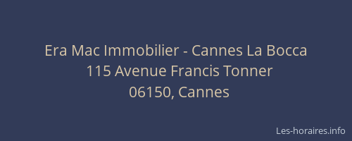 Era Mac Immobilier - Cannes La Bocca
