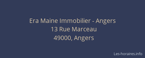 Era Maine Immobilier - Angers