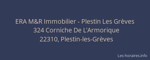ERA M&R Immobilier - Plestin Les Gr&egrave;ves