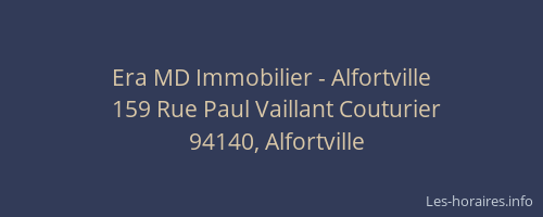 Era MD Immobilier - Alfortville