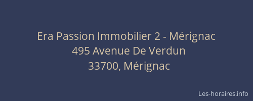 Era Passion Immobilier 2 - Mérignac