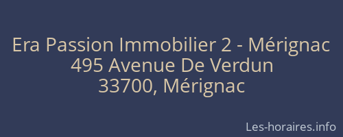 Era Passion Immobilier 2 - Mérignac
