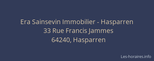 Era Sainsevin Immobilier - Hasparren