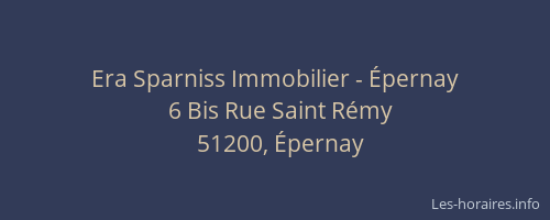 Era Sparniss Immobilier - Épernay