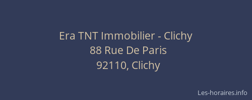Era TNT Immobilier - Clichy