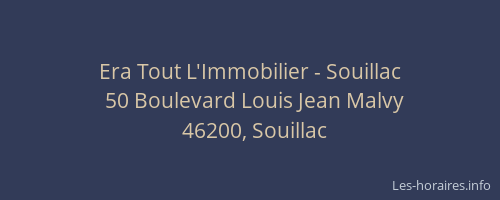 Era Tout L'Immobilier - Souillac