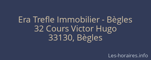 Era Trefle Immobilier - Bègles
