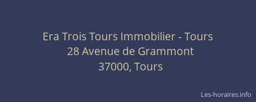 Era Trois Tours Immobilier - Tours