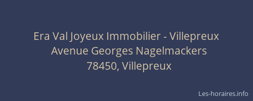 Era Val Joyeux Immobilier - Villepreux
