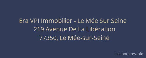 Era VPI Immobilier - Le Mée Sur Seine