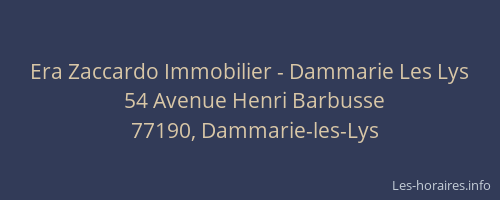 Era Zaccardo Immobilier - Dammarie Les Lys