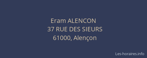 Eram ALENCON