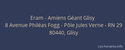 Eram - Amiens Géant Glisy