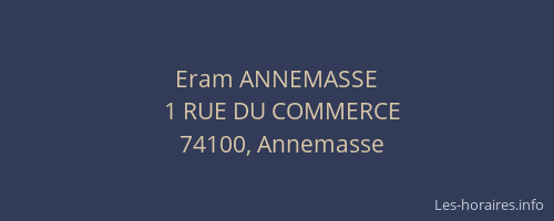 Eram ANNEMASSE