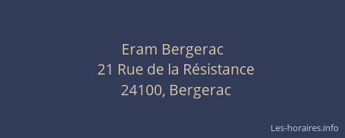 Eram Bergerac