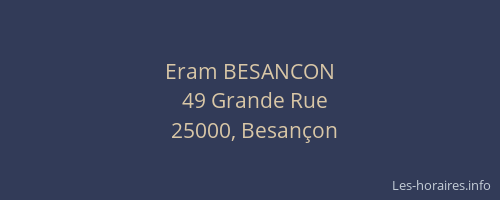 Eram BESANCON