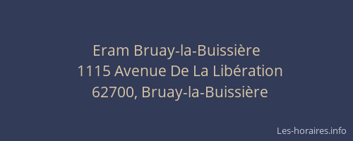 Eram Bruay-la-Buissière