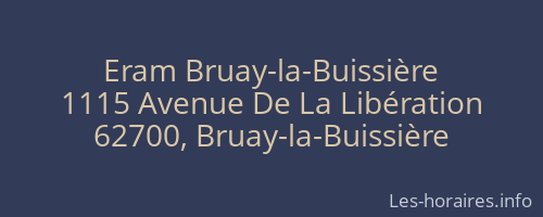 Eram Bruay-la-Buissière