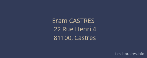 Eram CASTRES
