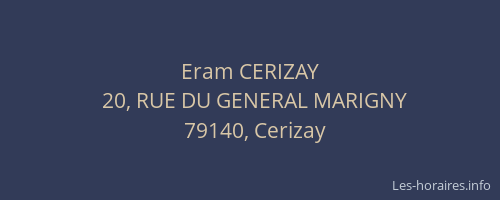 Eram CERIZAY