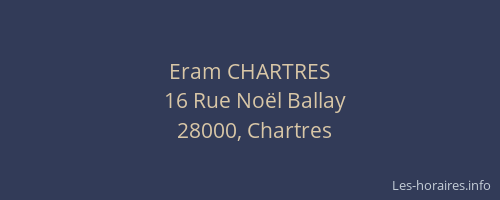 Eram CHARTRES