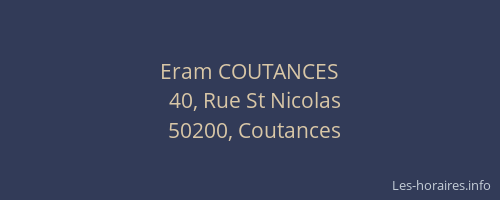 Eram COUTANCES