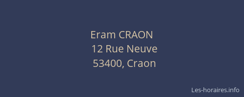 Eram CRAON