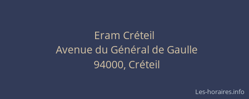 Eram Cr&eacute;teil
