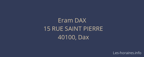 Eram DAX