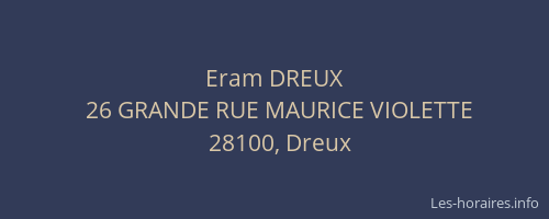 Eram DREUX