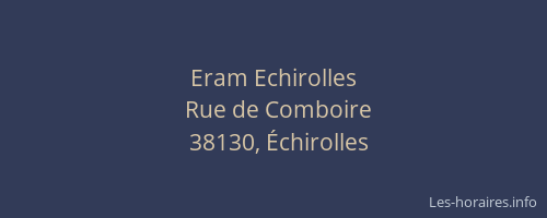 Eram Echirolles