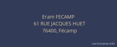 Eram FECAMP