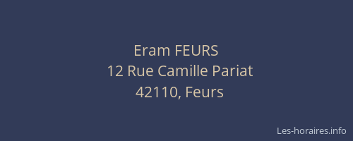 Eram FEURS